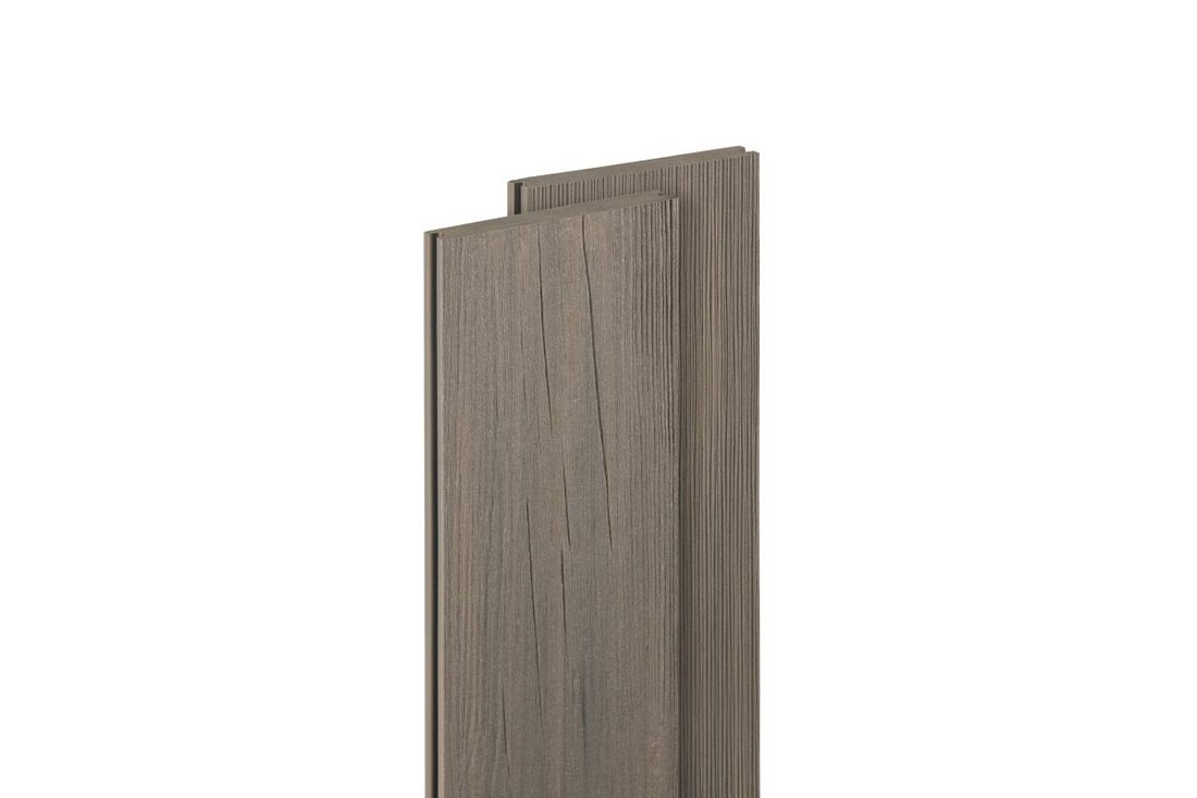 Композитна терасна дошка Renwood Exclusive, колір Smoke Grey
