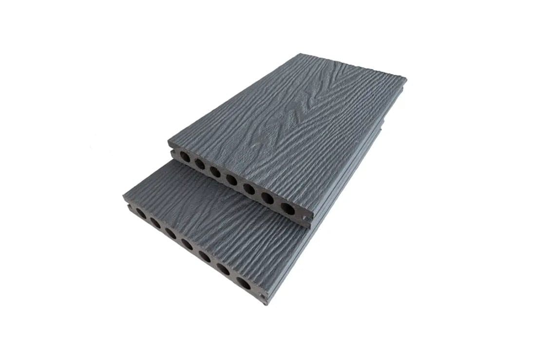 Композитная террасная доска Renwood 3D Ultra, цвет Dark Grey