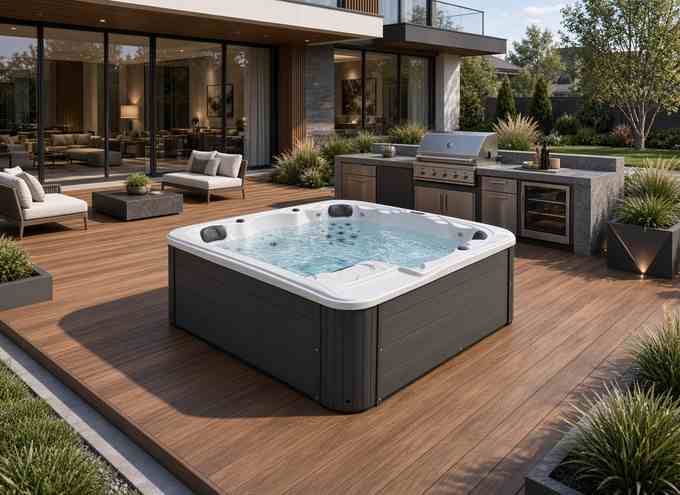 СПА-басейн Aquajoy Borneo на терасі пентхауса